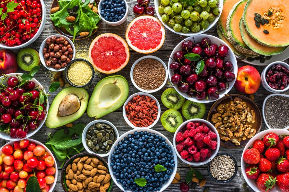 Des fruits et légumes